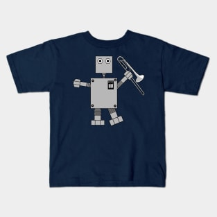 Trombone Robot Kids T-Shirt